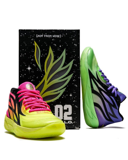 TÊNIS PUMA LAMELO BALL MB.02 X RICK AND MORTY "ADVENTURES"